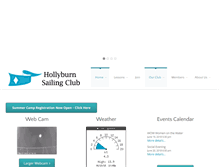 Tablet Screenshot of hollyburnsailingclub.ca